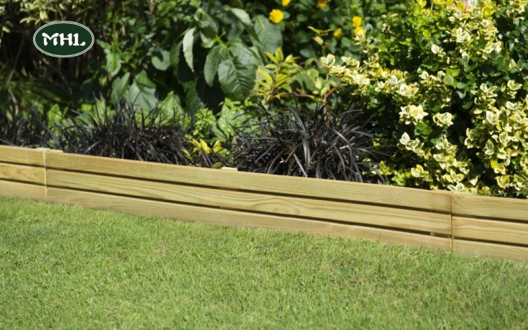 Border Wooden Garden Edging Ideas for a Beautiful Landscape