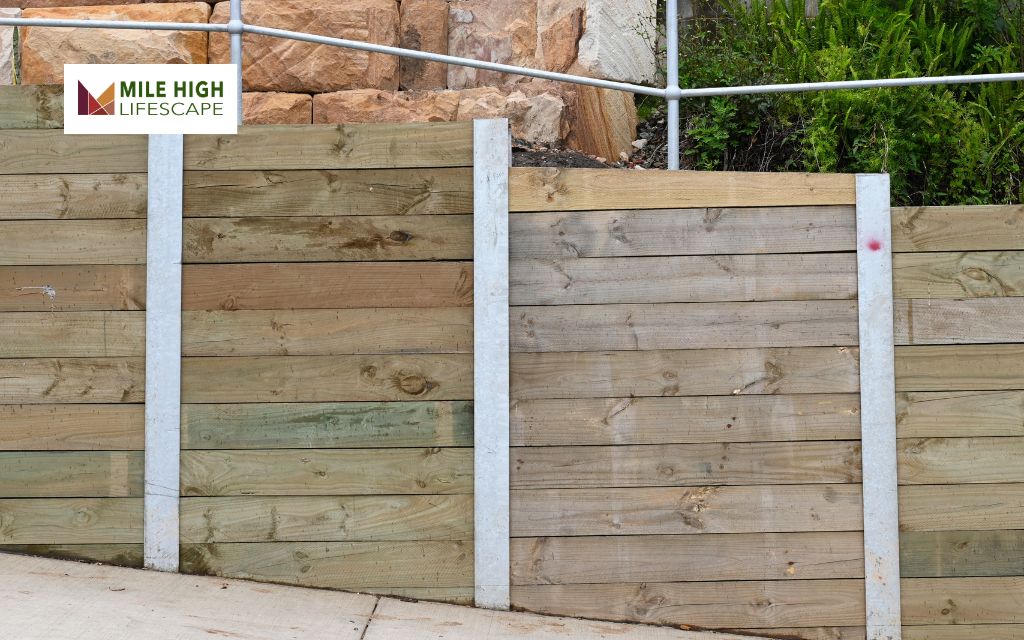 Timber Retaining Wall