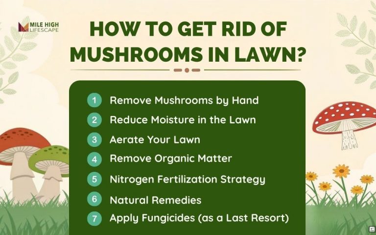 How to Get Rid of Mushrooms in Lawn:7 Effective Solutions