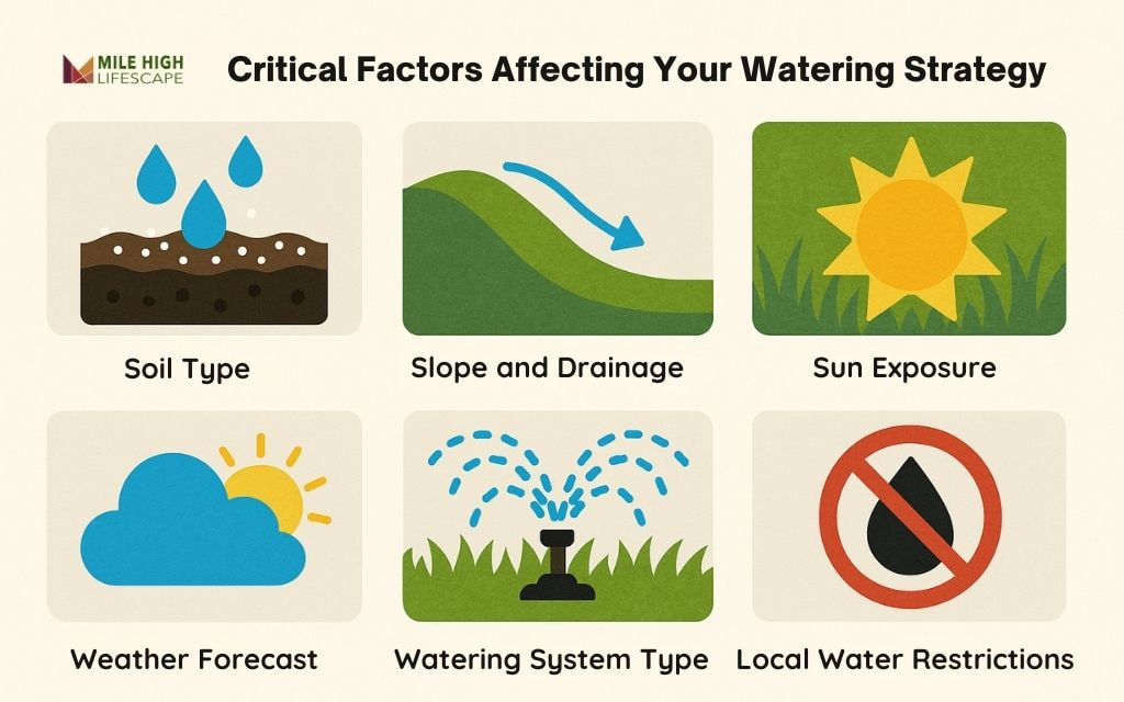 Critical Factors Affecting Your Watering Strategy