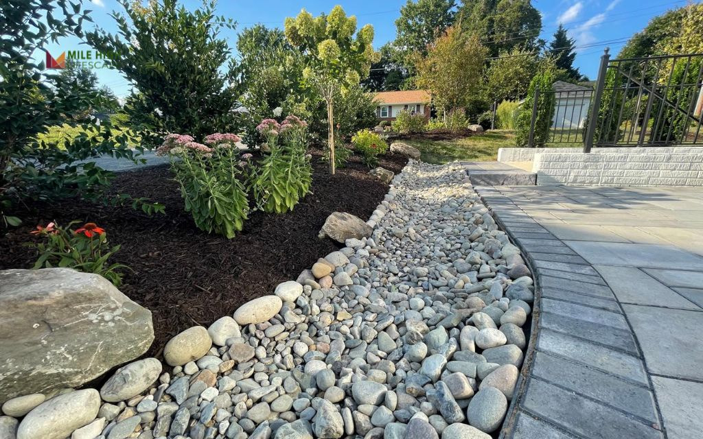 Dry Creek Bed for Drainage Solutions