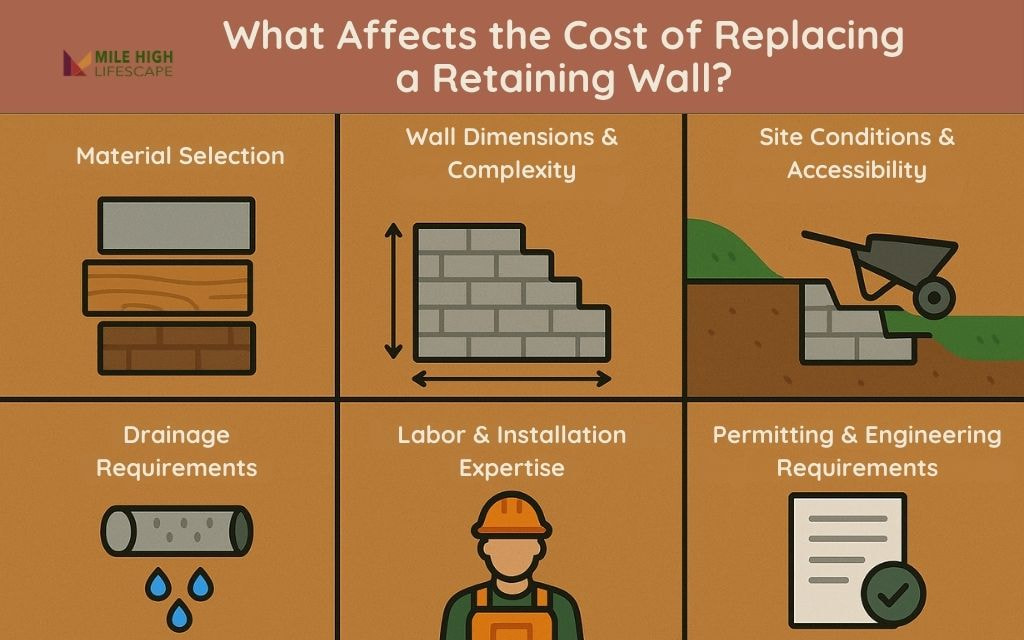 What Affects the Cost of Replacing a Retaining Wall in Denver?