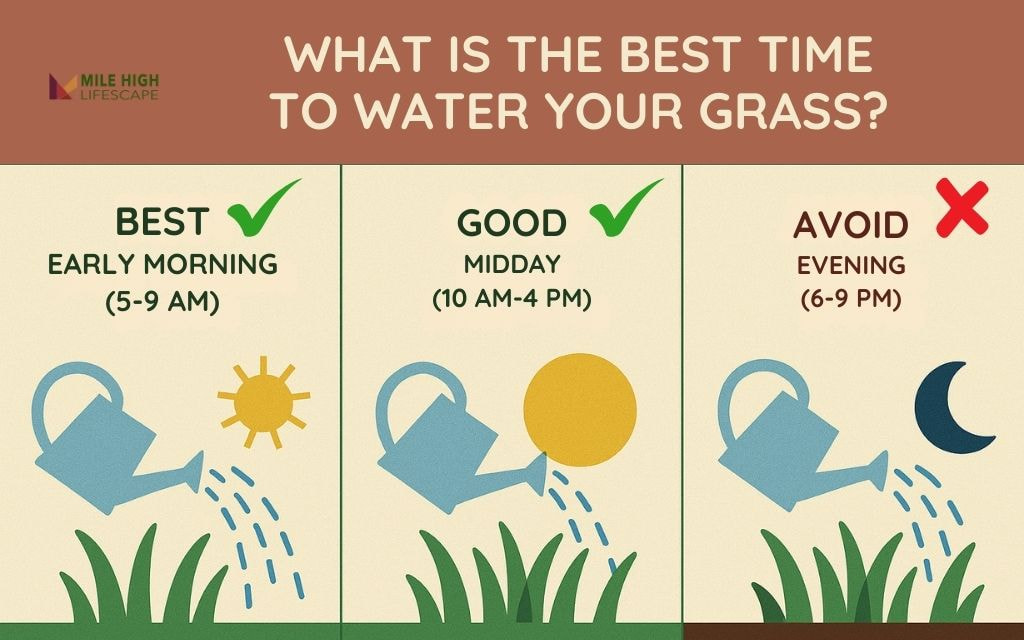 What Is The Best Time To Water Your Grass in Denver?