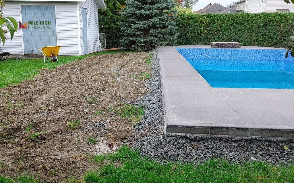 Mulch-to-Rock Transition Zone