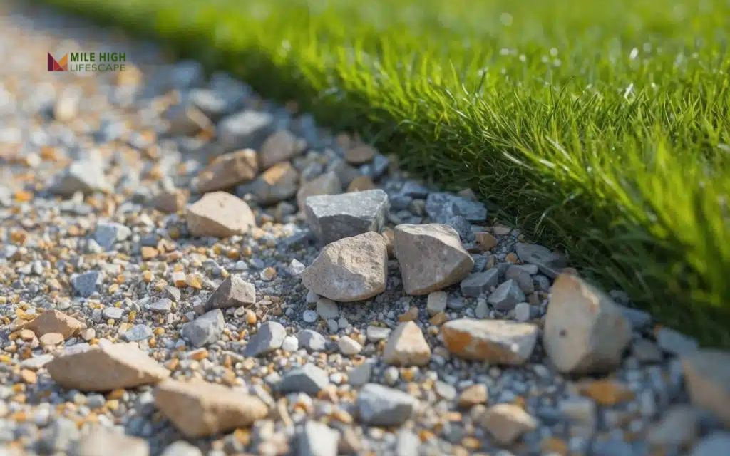 Rock-Edged Artificial Turf Combo