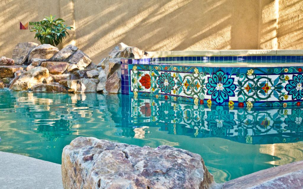 Rock Mural or Mosaic Border Design