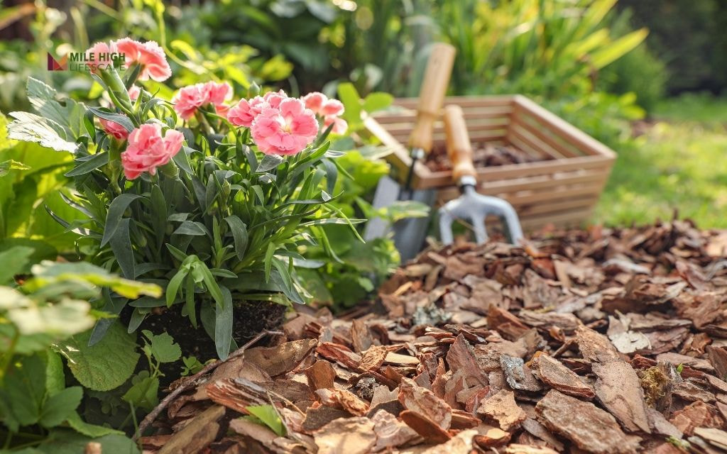How to Mulch Flower Beds
