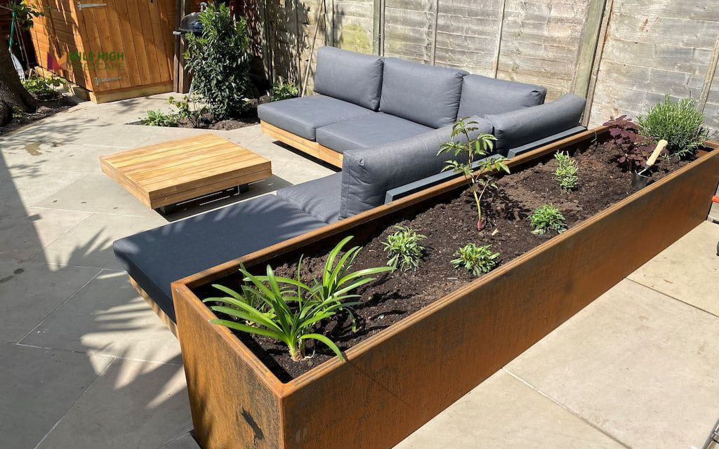 Trough-Style Metal Raised Beds