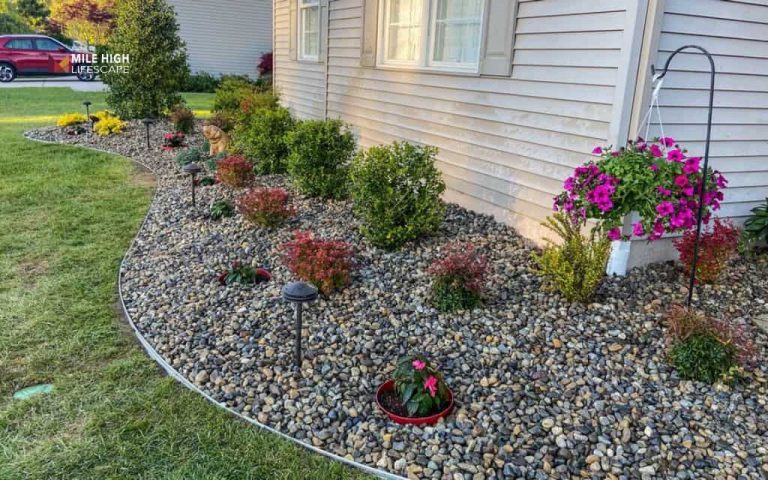 landscape designs with river rock