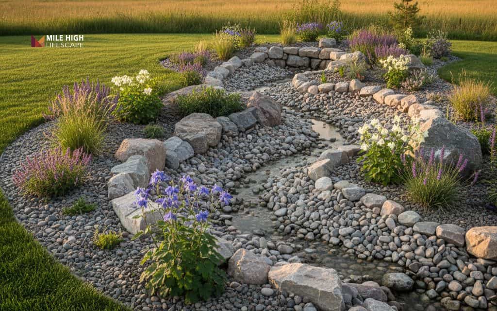Alpine-inspired rockscape