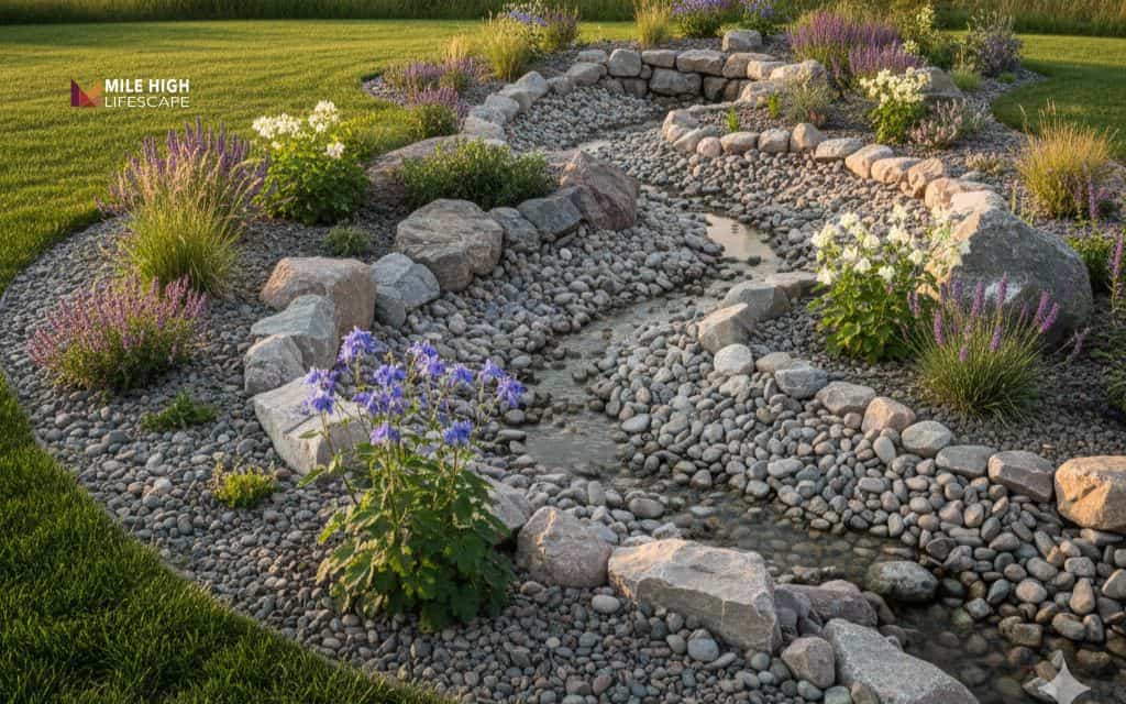 Alpine-inspired rockscape