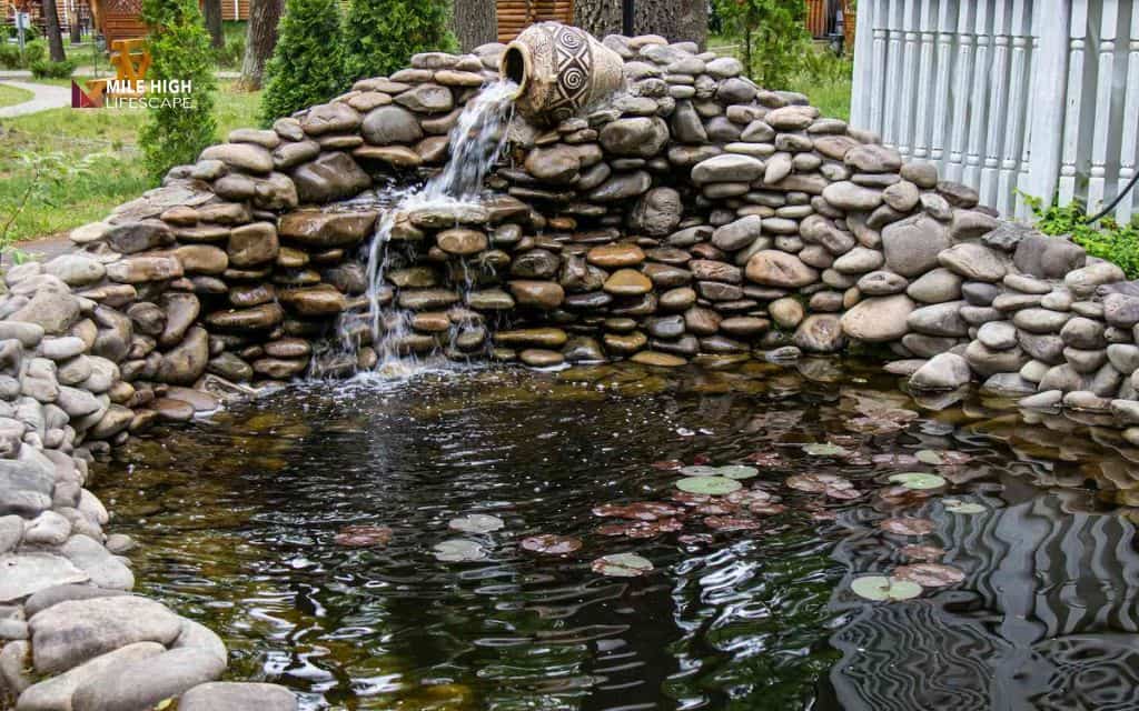 Backyard water feature
