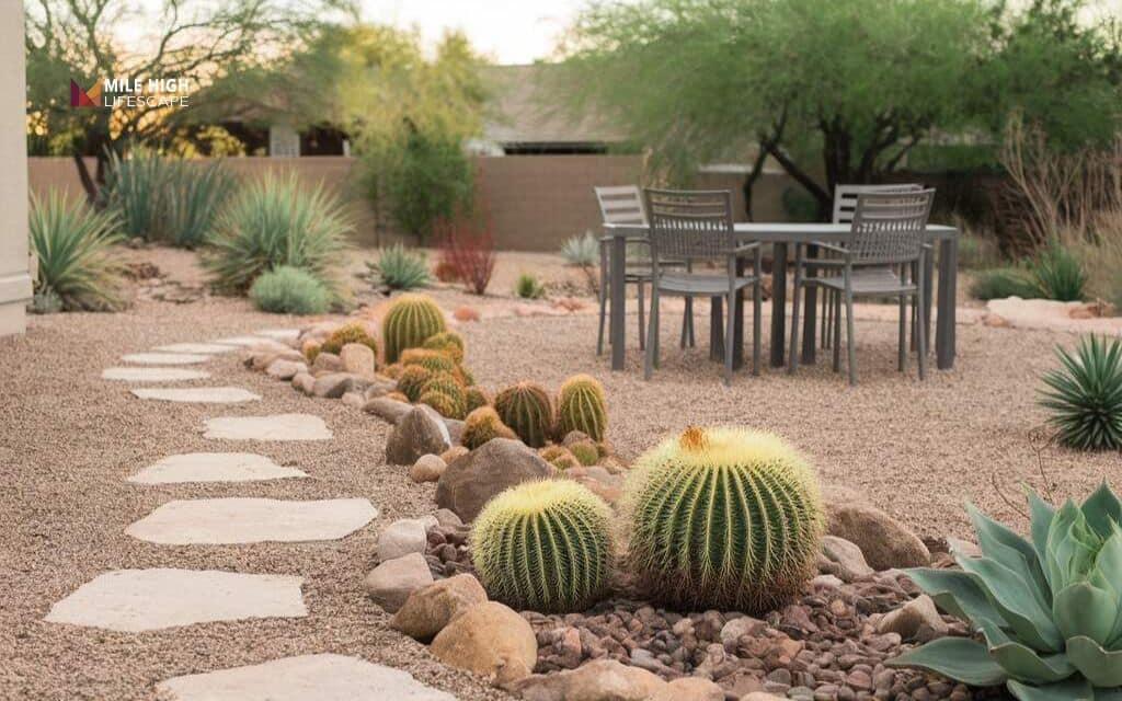 What is a rock desert landscape?