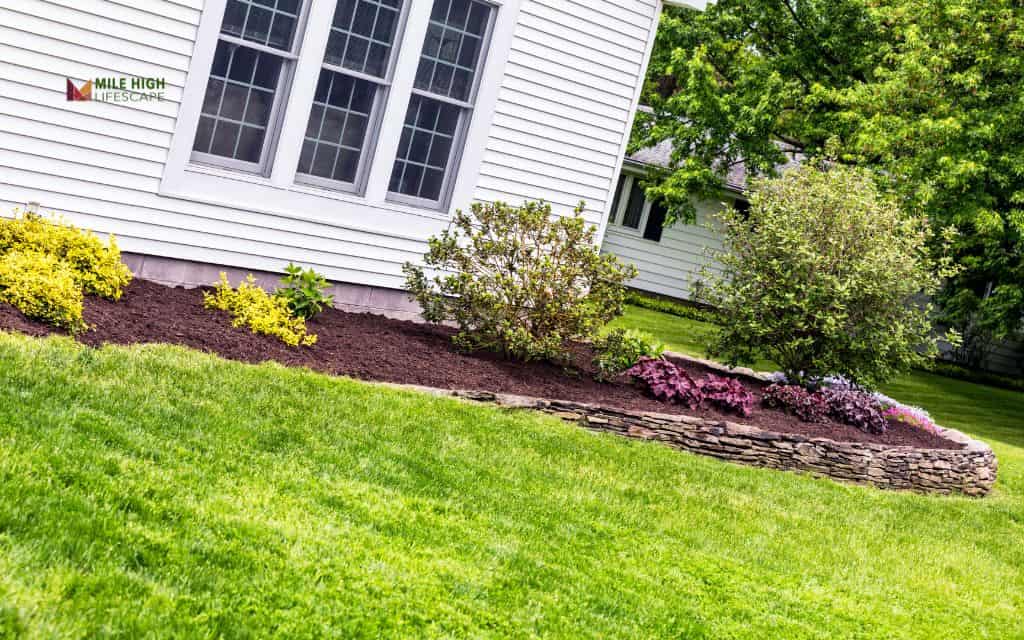 Create terraces or retaining edges on slopes