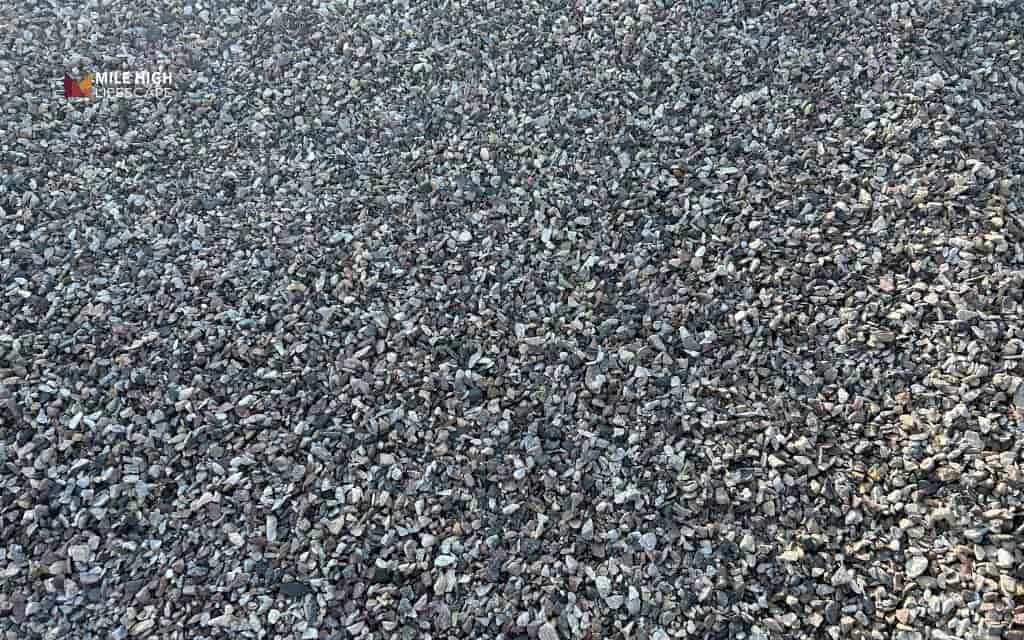 Crushed granite gravel
