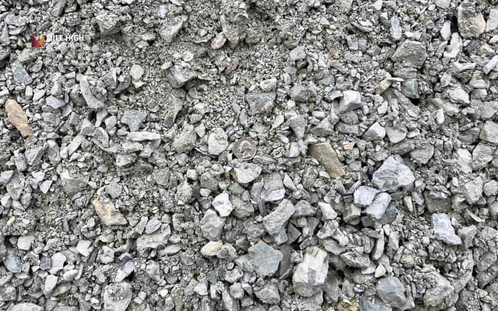 Crushed limestone