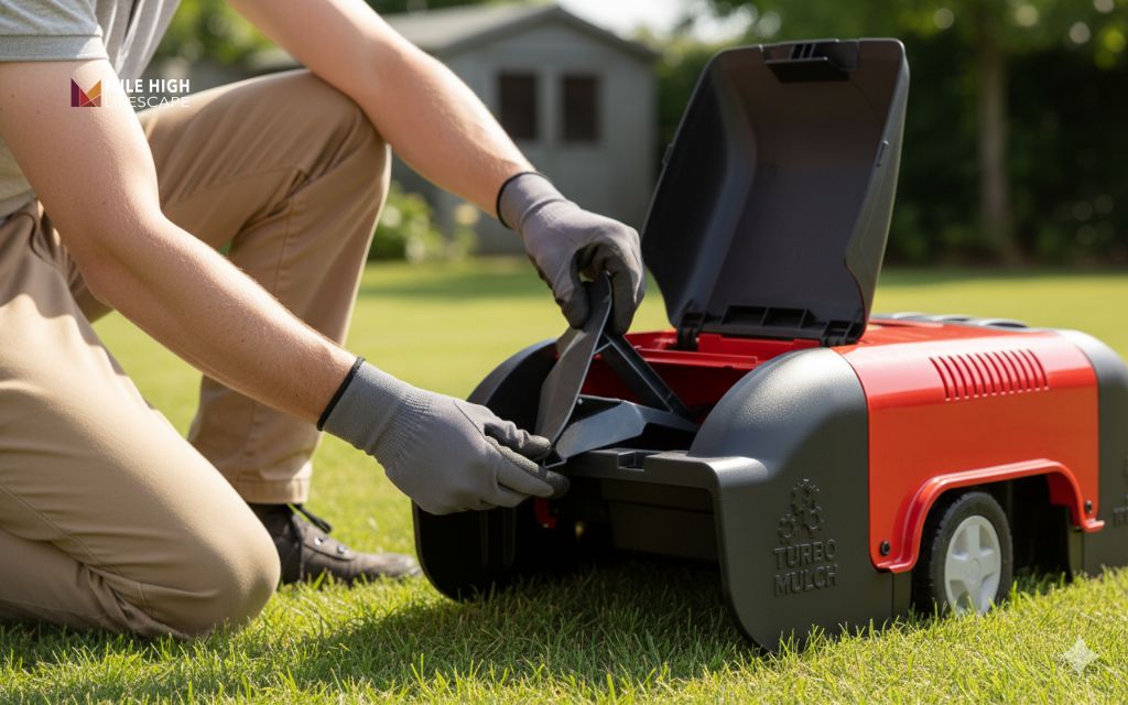 How to install and use a mulch plug