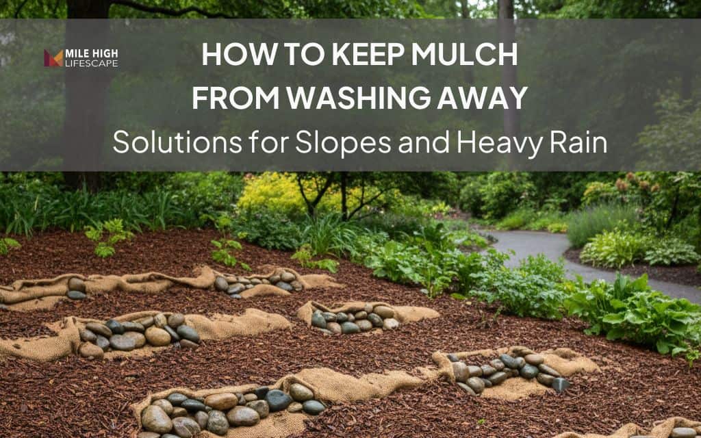 How to keep mulch from washing away