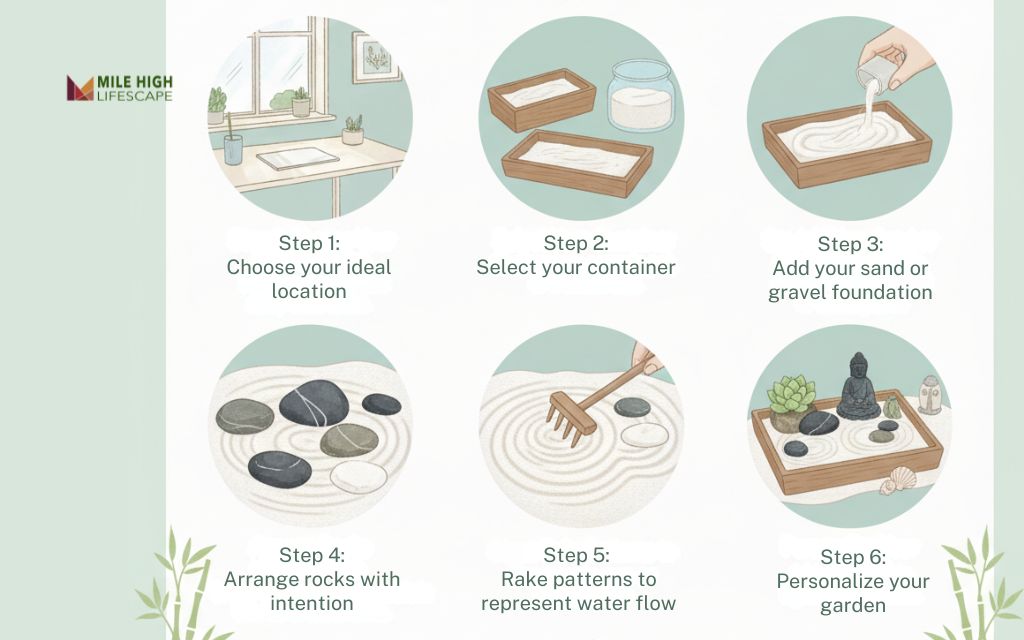How to make a zen rock garden (step-by-step guide)