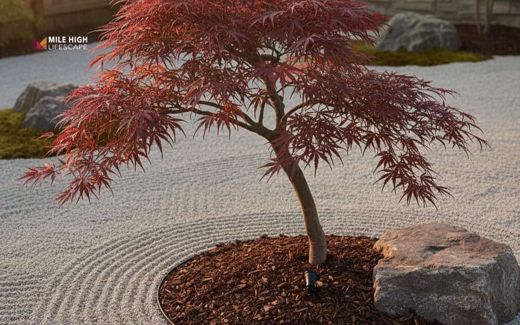 Japanese maple focus point