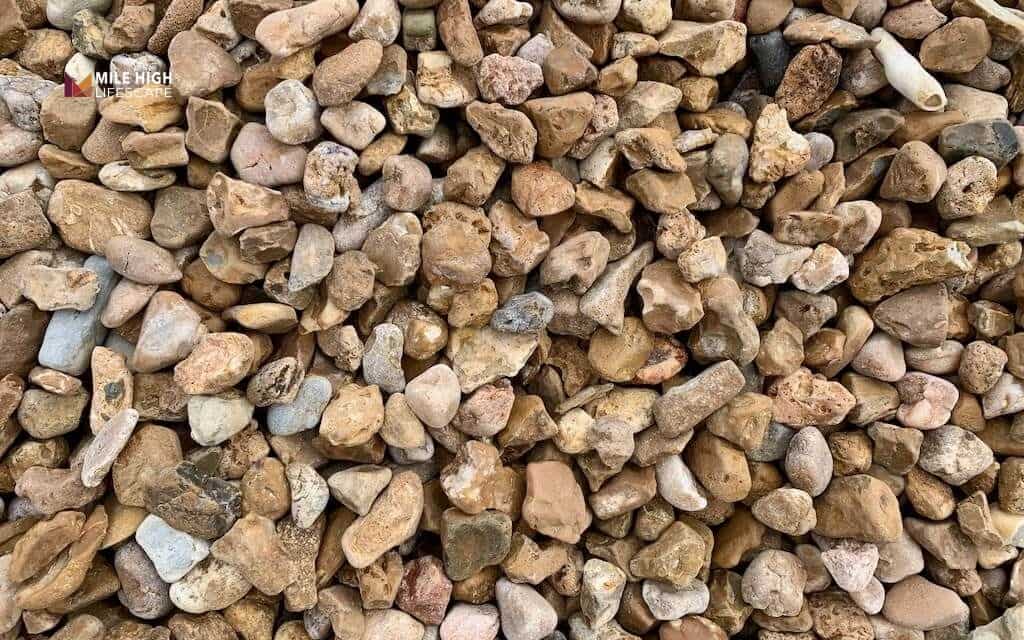 River rock gravel