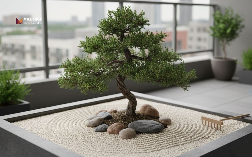 Small urban zen corner