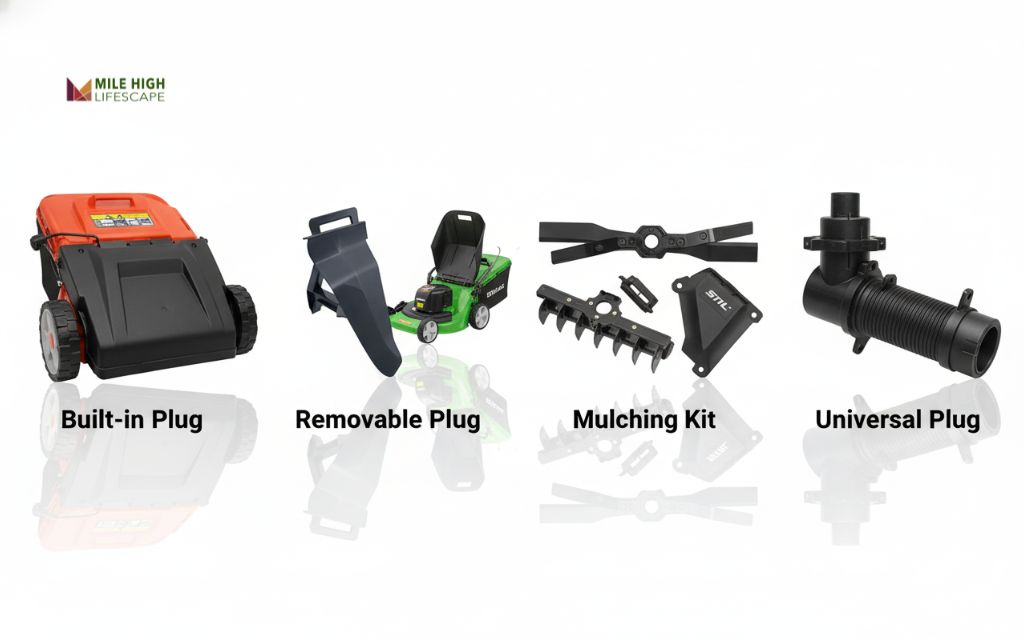 Types of mulch plugs