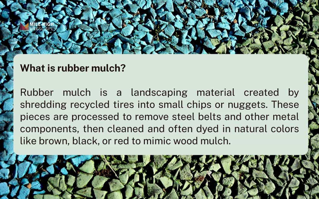 What is rubber mulch?