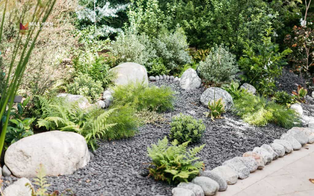 Micro rock garden for tiny yards