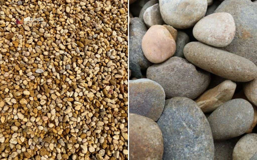 Pea gravel vs river rock: Which suits Denver's climate best?