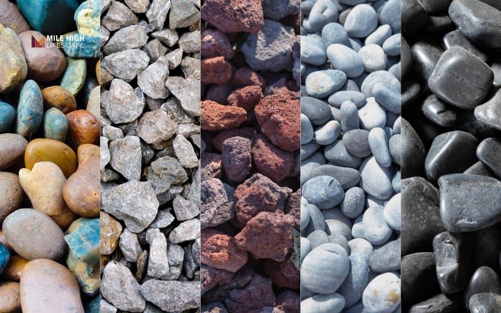 River rock vs other landscaping rock costs