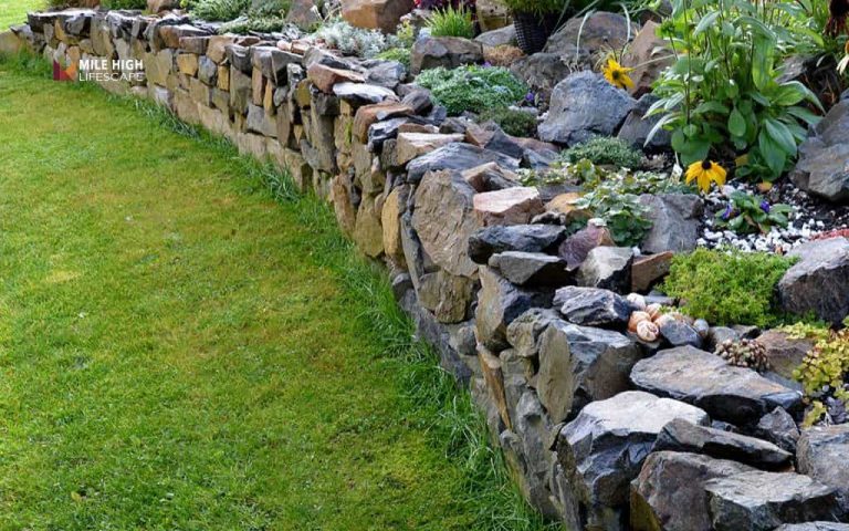 Rock wall landscaping: 17 best ideas to fix your sloped yard