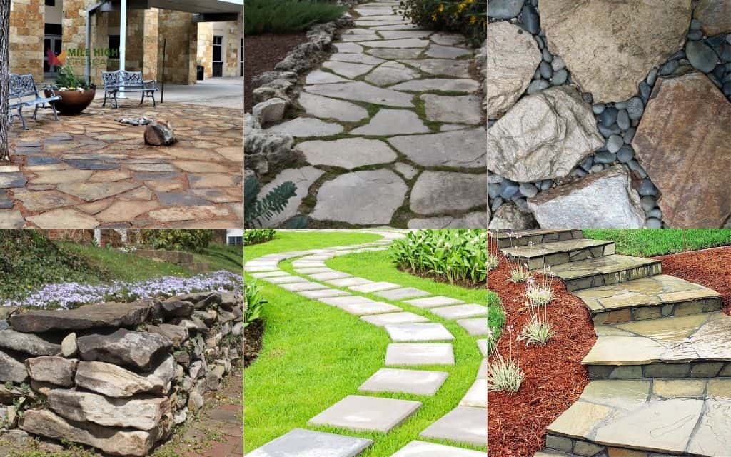 15 flagstone landscaping ideas for Denver homes