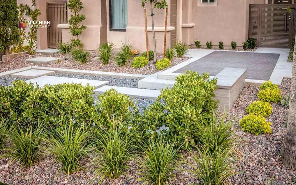 HOA-friendly rock landscaping design