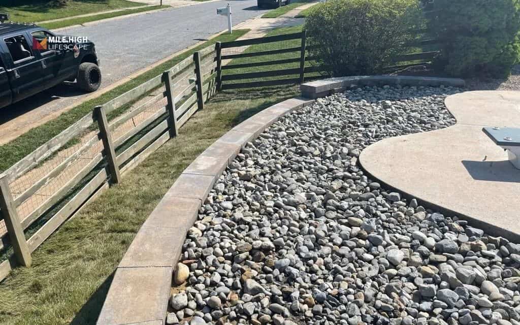 How to install river rock for erosion control