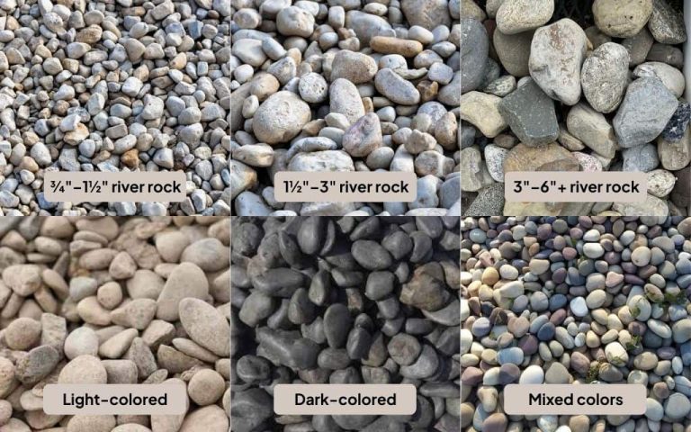 River Rack What Is River Rock and Should You Use It in Your Yard?