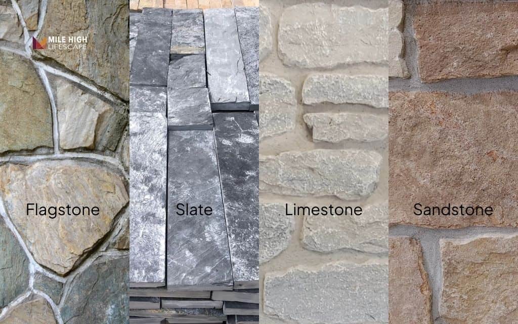 What are flat landscape rocks?