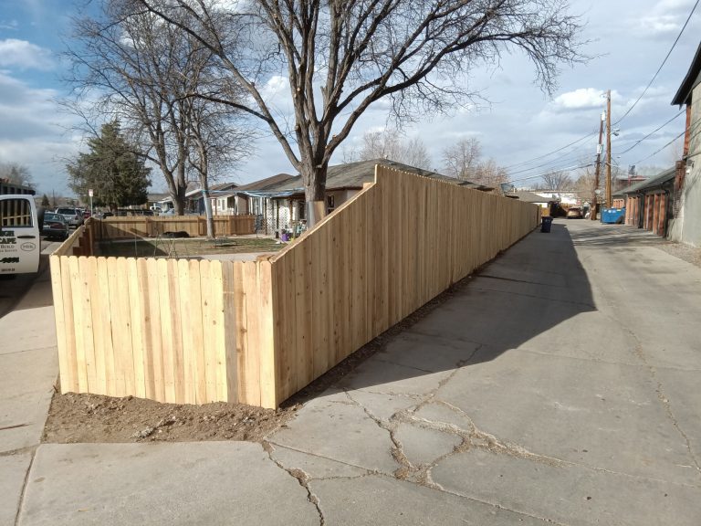 Fence installation