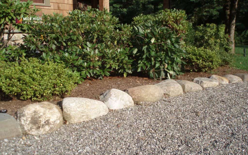 Boulder edging