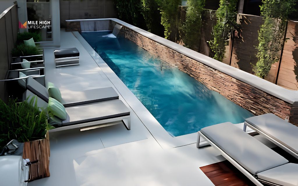 Large backyard landscaping ideas: Install a backyard pool