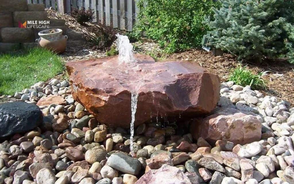 small backyard landscape ideas: Add a water feature