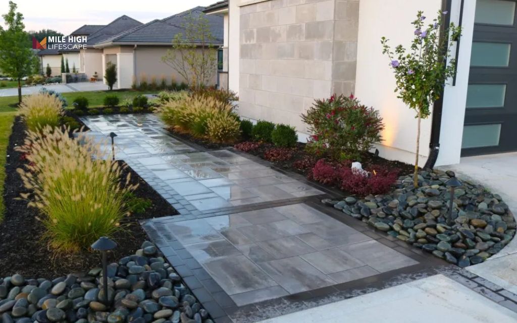 Large backyard landscaping ideas: Add walkways and path systems