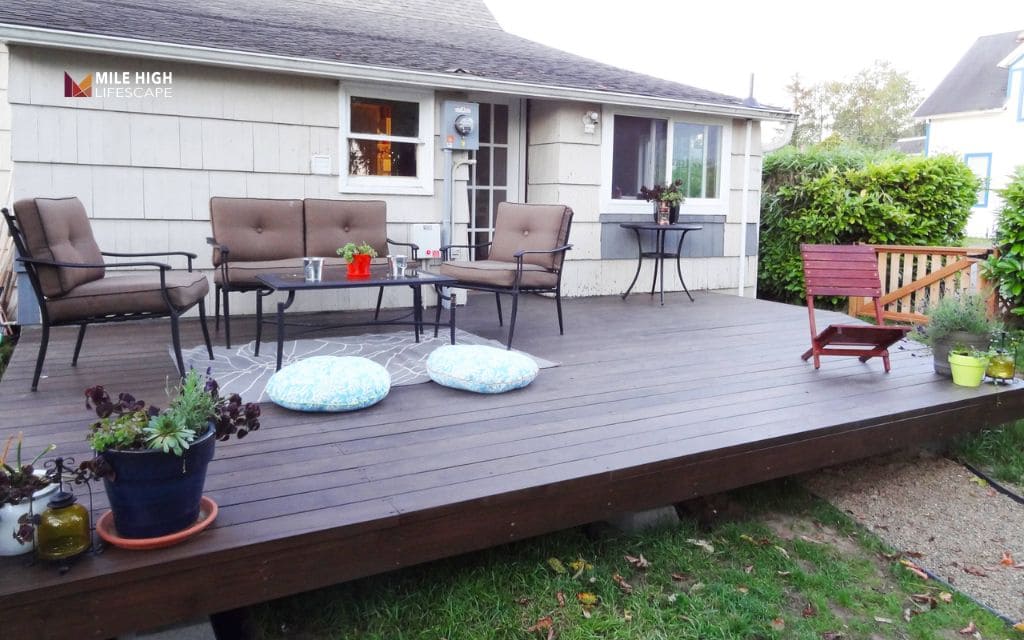 Landscape timber ideas: Decking and platforms