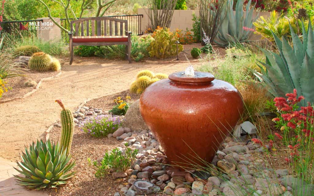 Desert-inspired landscape design