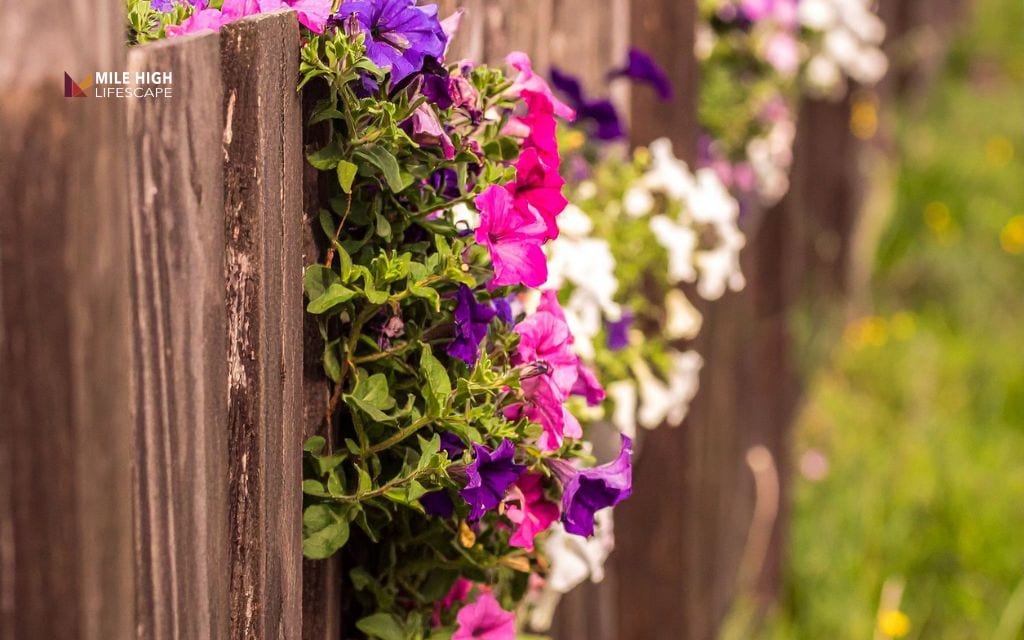 Fence line landscape ideas: Enhance fence lines with flowering shrubs
