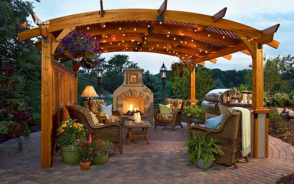 Install a pergola or covered structure