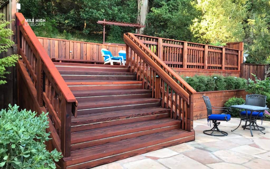 Landscape timber ideas: Timber steps and stairs