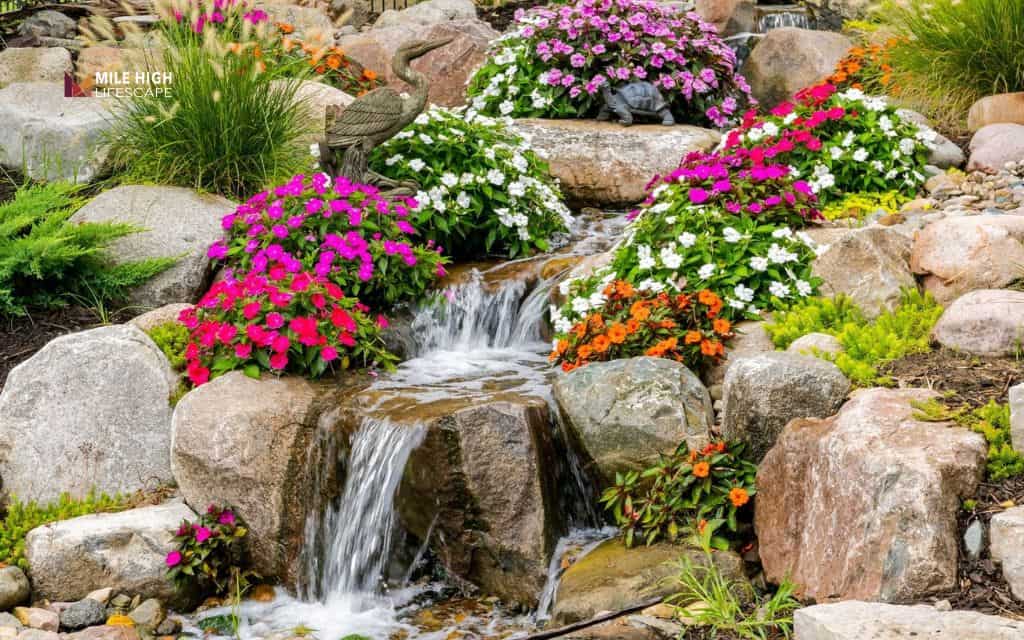 landscaping ideas: Add a backyard waterfall