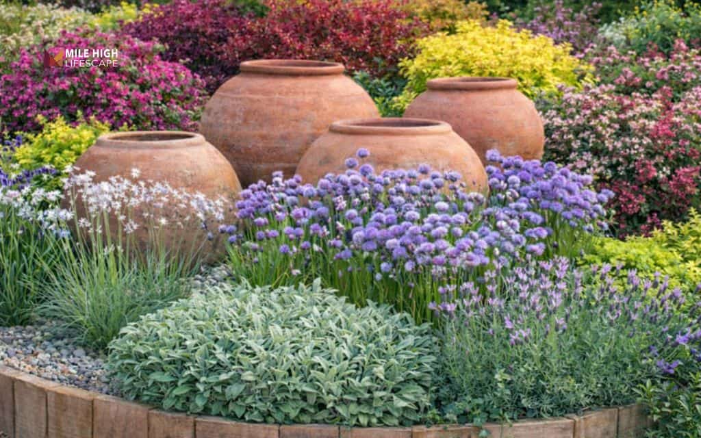 Lavender landscape ideas: Add lavender to a herb garden
