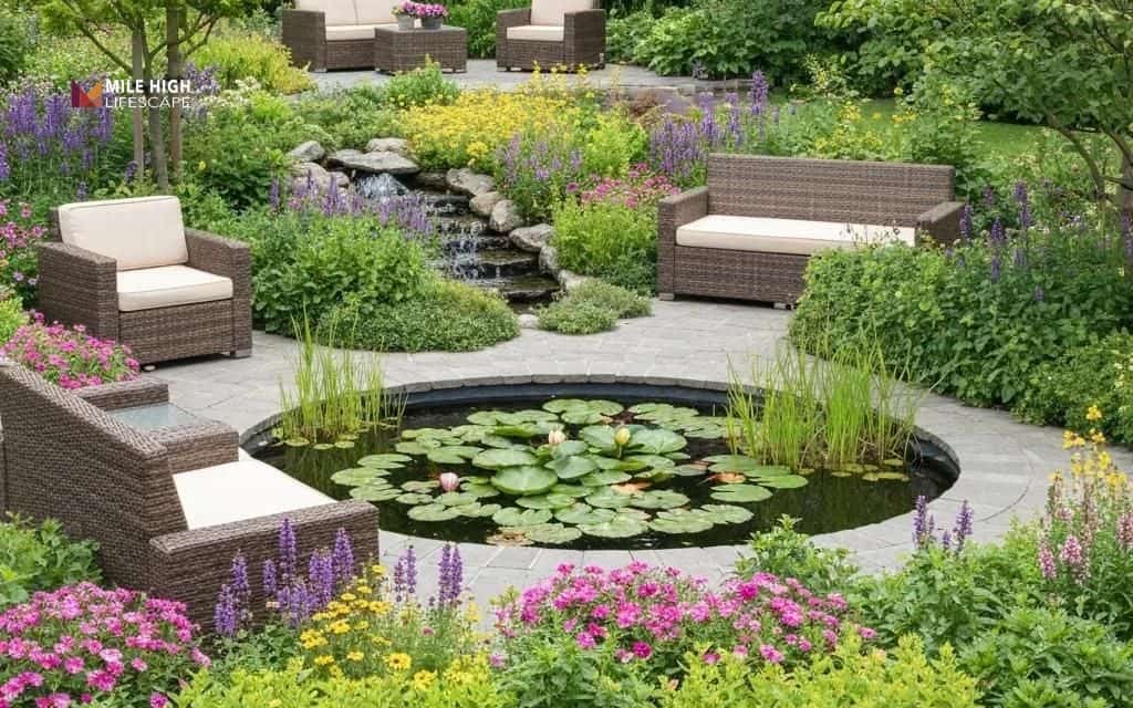 Desert front yard landscape: Add layers of texture